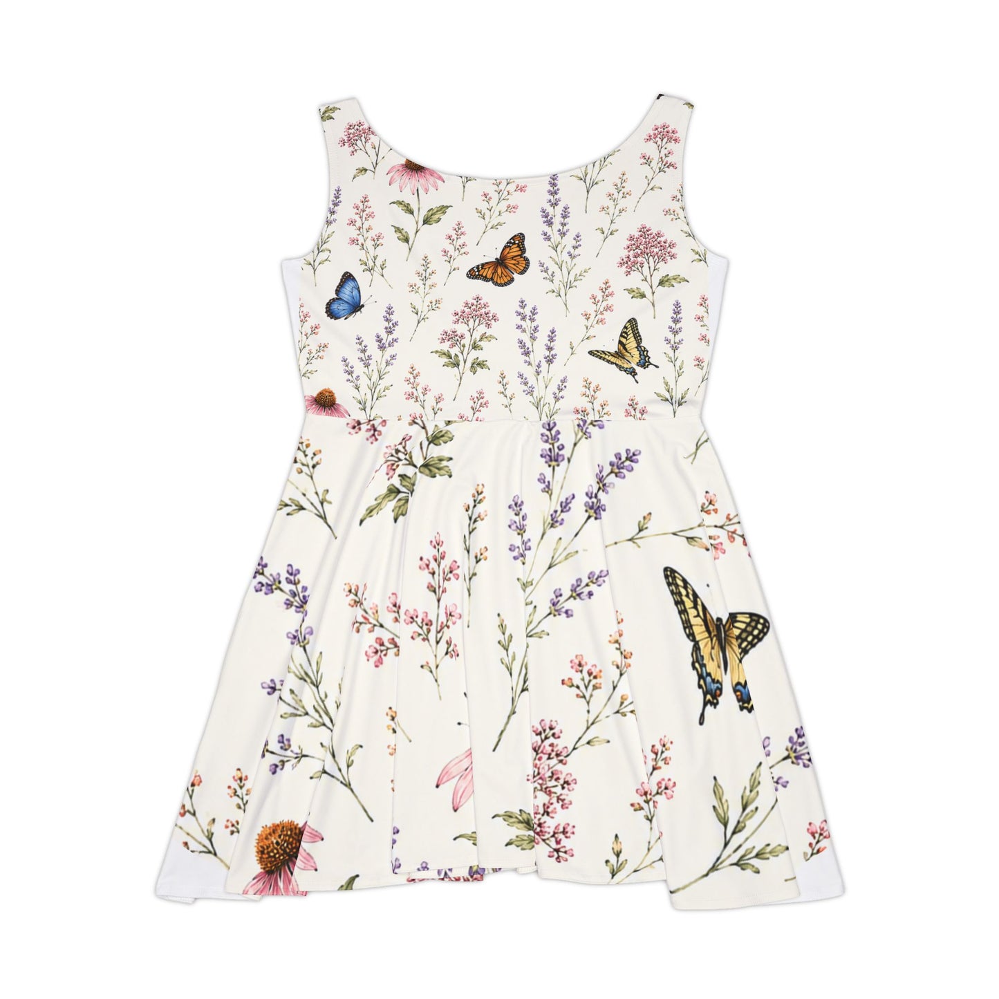 Monarch Garden Skater Dress