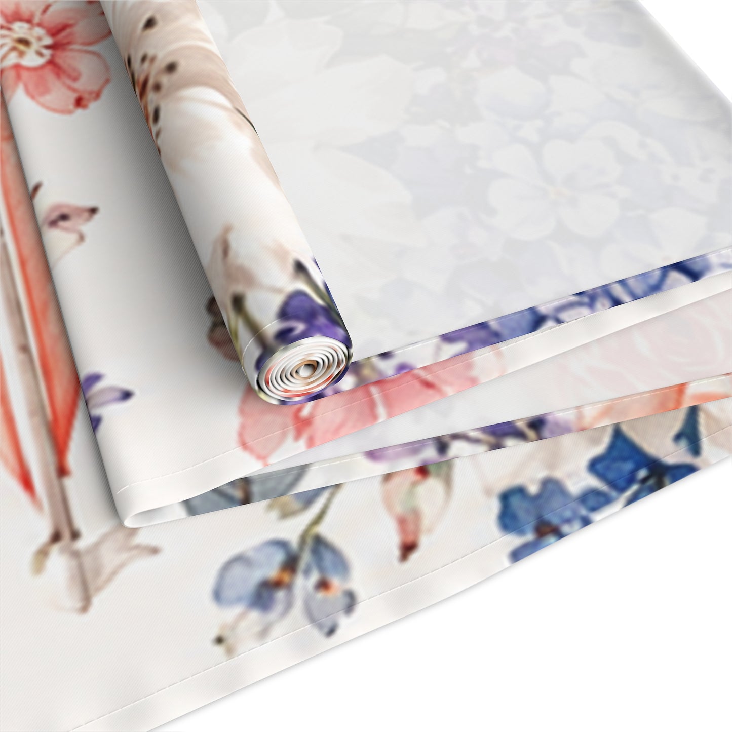 Coastal Cottage Floral Table Runner